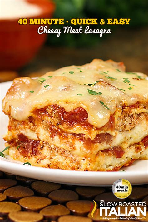 Our meaty and cheesy Lasagna is .